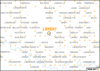 map of La Mohy