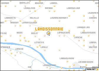 map of La Moissonnaie