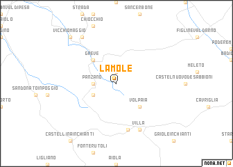 map of Lamole