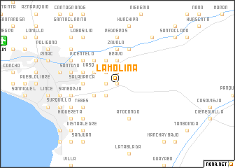 map of La Molina