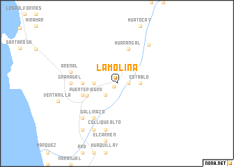 map of La Molina