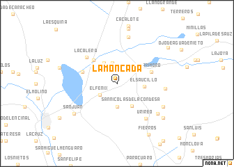 map of La Moncada