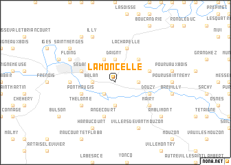 map of La Moncelle