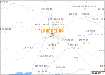 map of La Moncloa