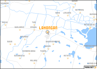 map of Lamongan