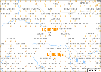 map of La Monge