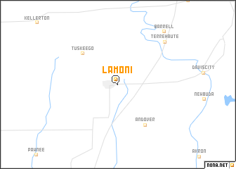 map of Lamoni