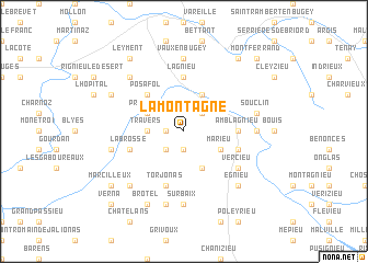 map of La Montagne