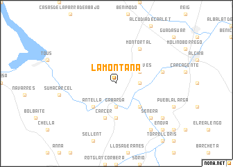 map of La Montaña