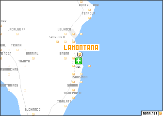 map of La Montaña