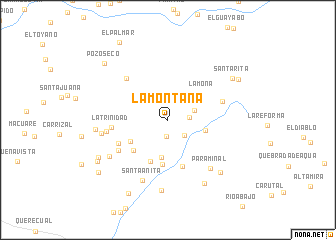 map of La Montaña