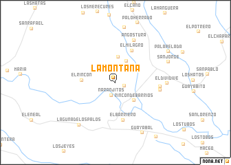 map of La Montaña