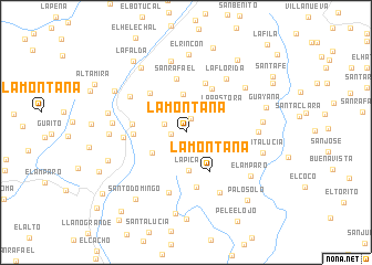 map of La Montaña