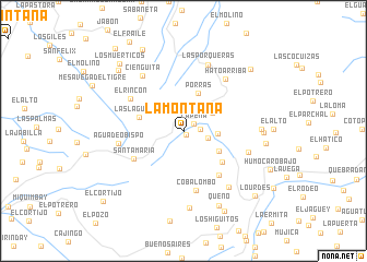map of La Montaña