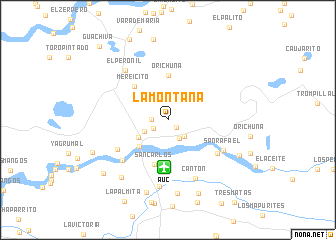 map of La Montaña