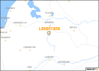 map of La Montaña