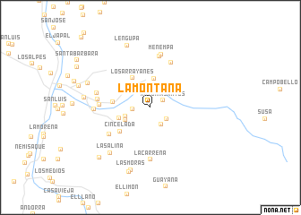 map of La Montana