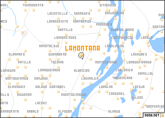 map of La Montaña