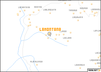 map of La Montaña