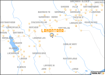 map of La Montaña