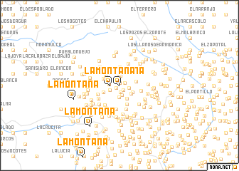 map of La Montaña
