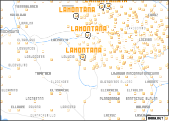 map of La Montaña