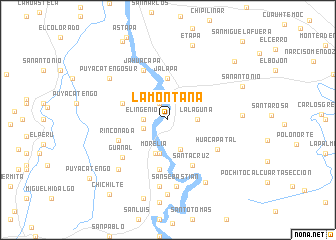 map of La Montaña