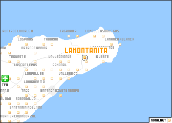 map of La Montañita