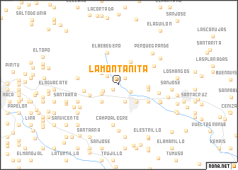 map of La Montañita