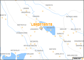 map of La Montañita