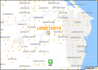 map of La Montañita