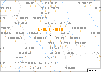 map of La Montañita