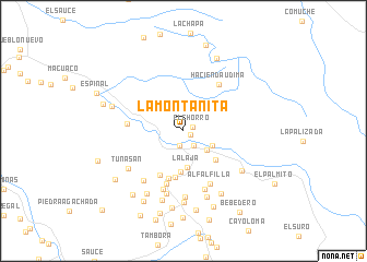 map of La Montanita