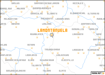 map of La Montañuela