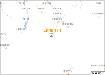 map of La Monta