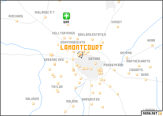 map of Lamont Court