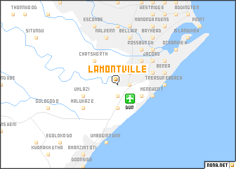 map of Lamontville