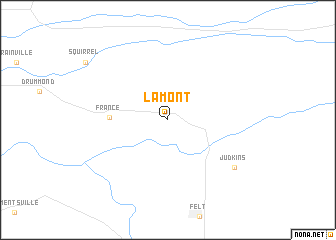 map of Lamont