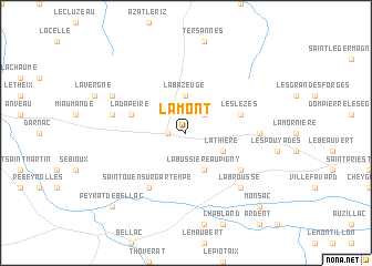 map of Lamont