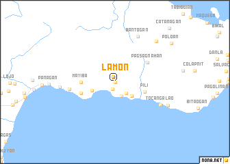 map of Lamon