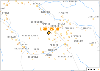 map of La Morada