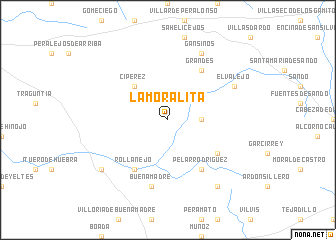 map of La Moralita