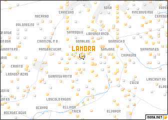 map of La Mora