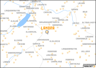 map of La Mora