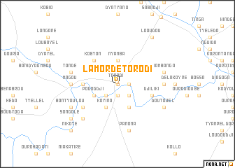 map of Lamordé Torodi