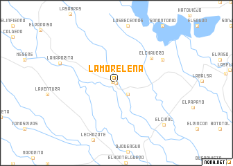 map of La Moreleña