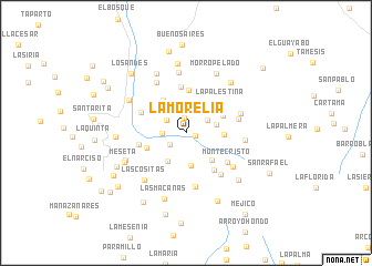 map of La Morelia