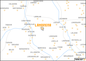 map of La Morena