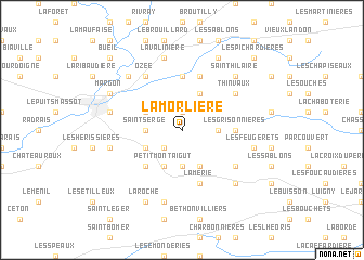 map of La Morlière