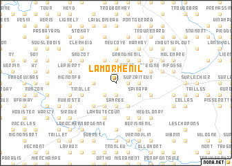 map of Lamormenil